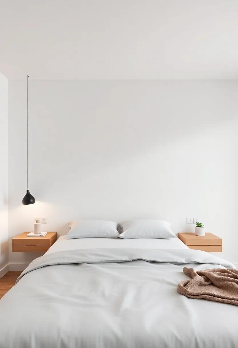 Elevate Your Space ‌with Minimalist ​Floating Nightstands ‌for a Modern ​Bedroom Aesthetic