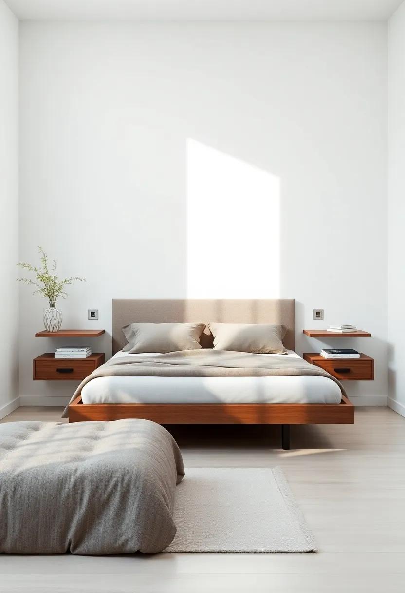 Floating ⁢Nightstands and⁣ the Power⁢ of Negative Space in Bedroom Design