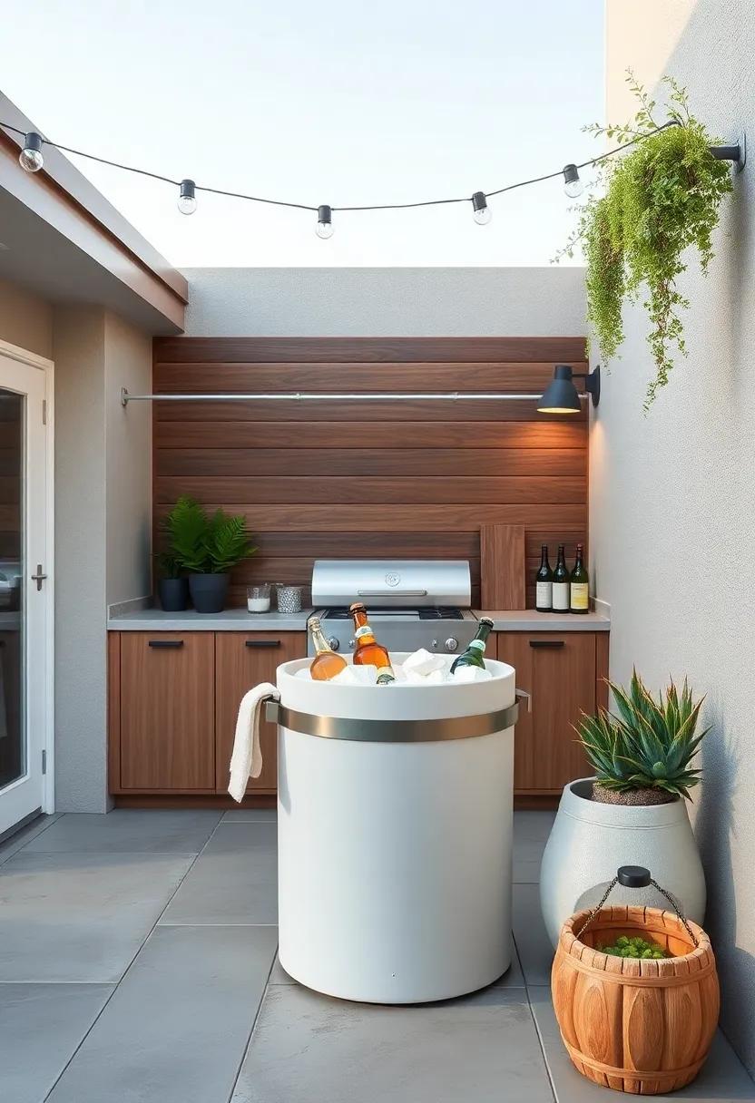 Ice Bucket: Keep ⁢your beverages cool and readily ‍available with a stylish ice bucket⁢ perfect for outdoor​ festivities