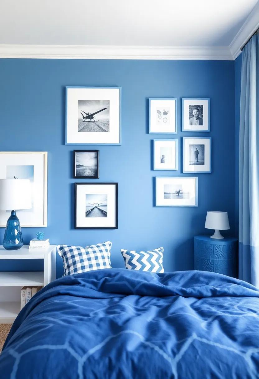 Fun⁤ Wall⁤ Art: Display framed⁢ artwork⁤ or photographs in ⁤various sizes, incorporating sky blue frames to tie in the room's ⁤color⁣ theme