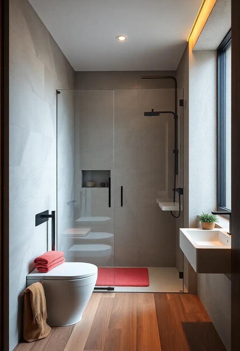 Clear ⁤Glass Enclosures: Swap traditional shower curtains for frameless glass doors to create an illusion ⁣of ⁤openness and allow natural ‌light ​to flow freely