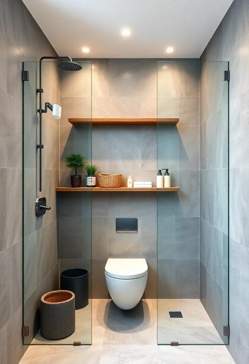 Floating Shelves: Install floating shelves in your shower to ‌store essentials within arm's reach,adding style without taking up​ floor space
