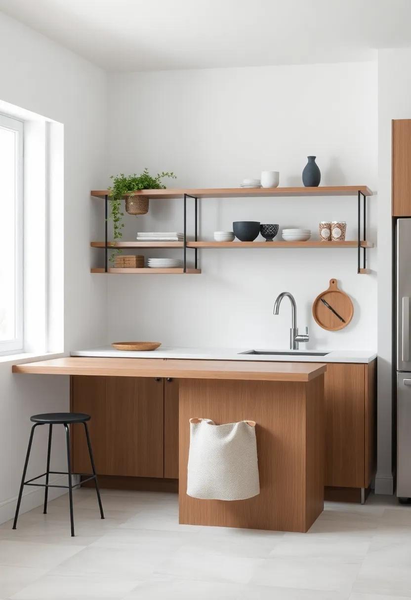 Functional and Chic Shelves for Your‌ Small ​Kitchen Bar Setup