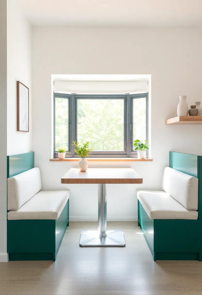The Beauty of Built-In Nook Tables​ for Space Optimization