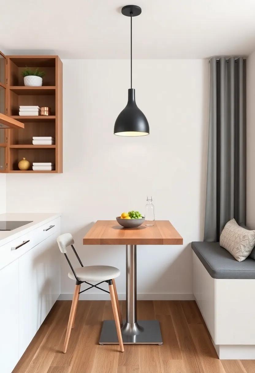 Multifunctional Nook Tables to Enhance Small Kitchens