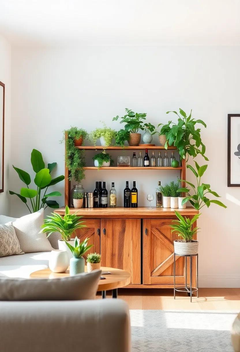 miniature Bar Gardens: Introducing Greenery to Your Living Space