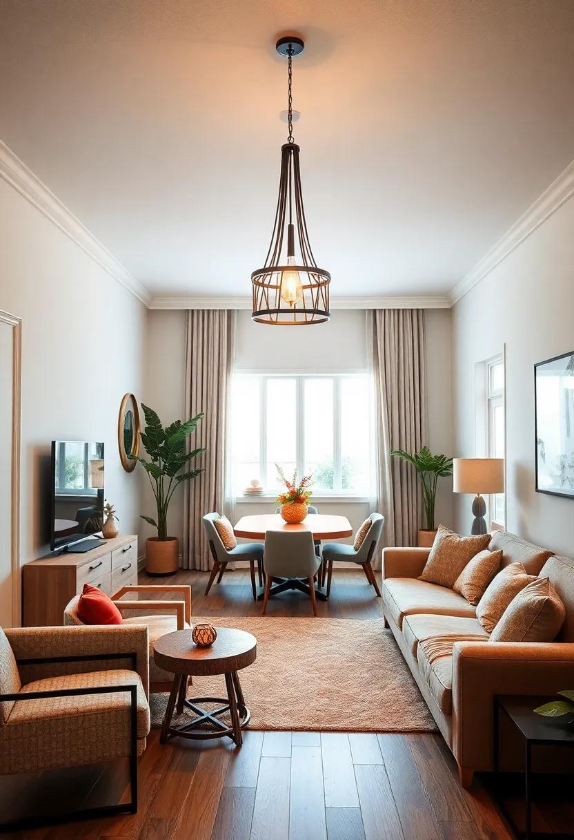 Add a Statement Light Fixture: Choose a bold chandelier or‍ pendant light as a focal point that captivates attention and ‌elevates the overall style of the space