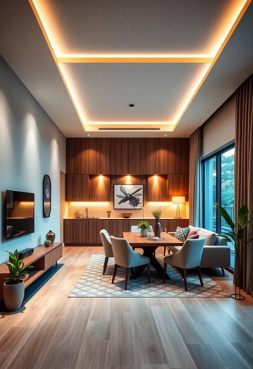 Install Under-cabinet Lighting: Brighten your dining ⁣area with recessed ⁤lighting beneath shelves or cabinets, providing an inviting glow for meals​ and gatherings