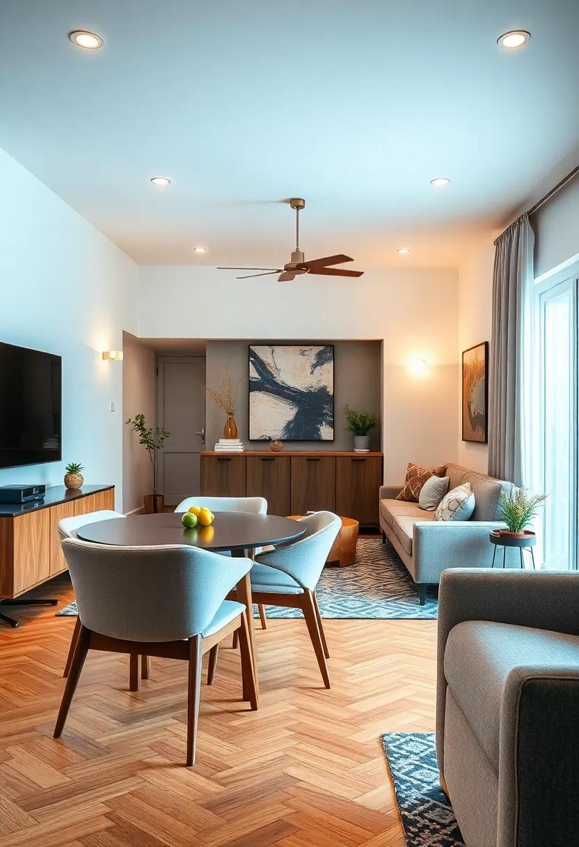 Select Sleek Dining Chairs: Lightweight, ⁣streamlined dining chairs can be pulled in and out with ease, optimizing space without sacrificing style