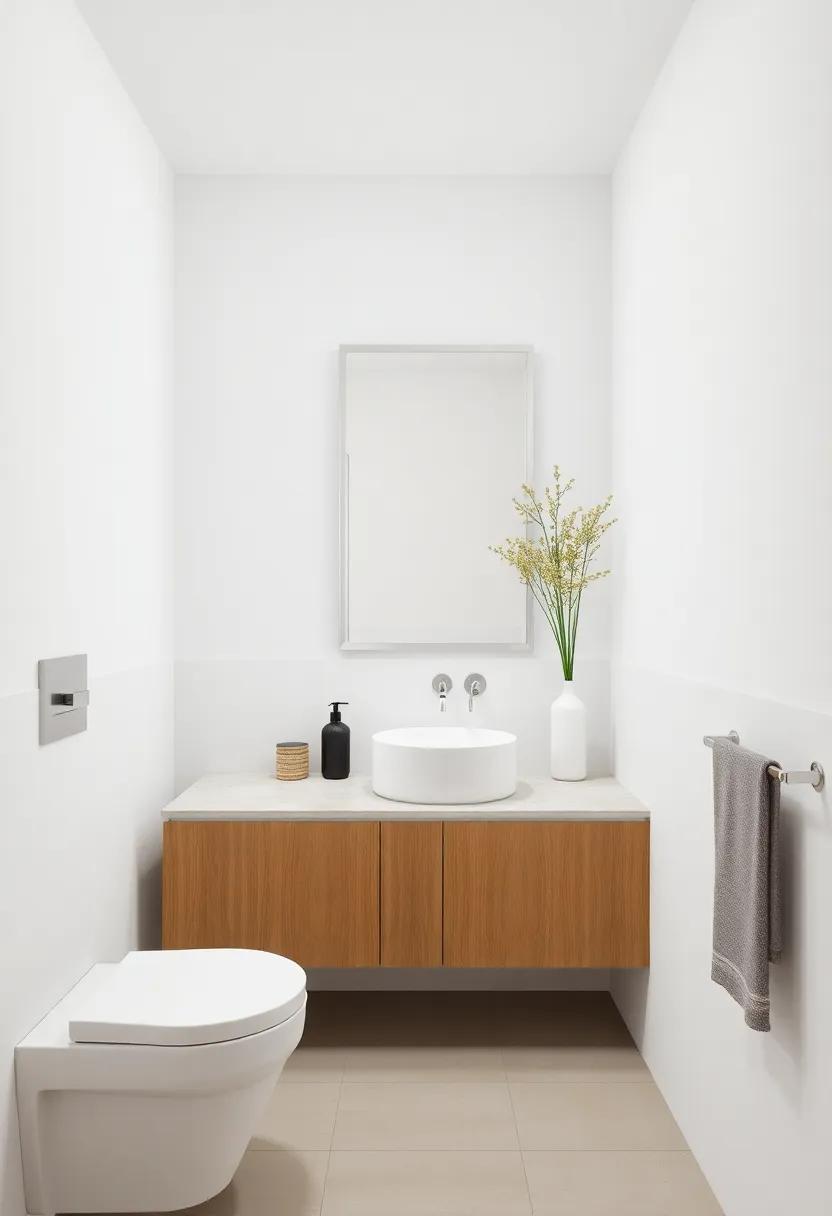 Decorate with light, neutral colors to ‍create ⁤a spacious feel,⁣ making ‌small bathrooms⁤ appear larger ⁢and more inviting