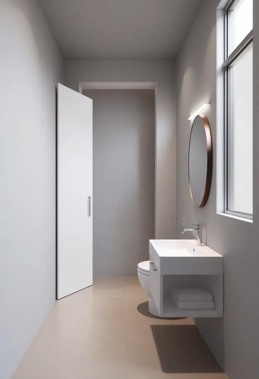 Install pocket doors that ⁢slide into the wall, freeing up valuable floor‌ space and creating seamless access to your⁤ bathroom