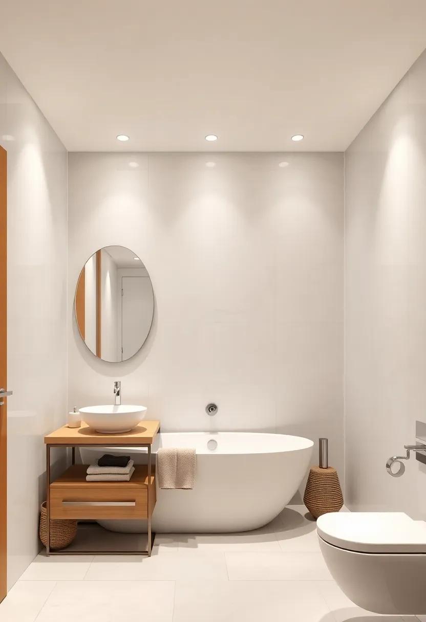 Use recessed lighting to enhance⁤ the ambiance⁣ without overwhelming the space, keeping ceilings open and airy