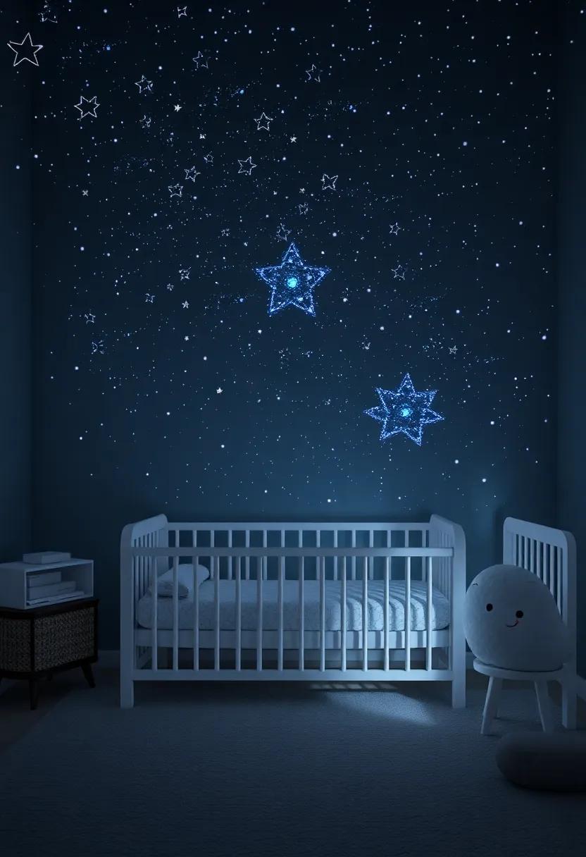 Starlight‌ projector: Use a starlight projector to ‌turn the nursery into a ‌galaxy, creating a‌ serene⁤ environment for nighttime relaxation