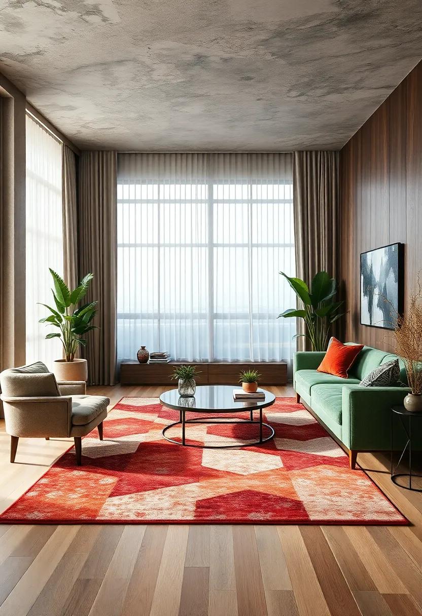 Stylish Rugs That ⁤Ground Your Living Room ⁢and Enhance Comfort