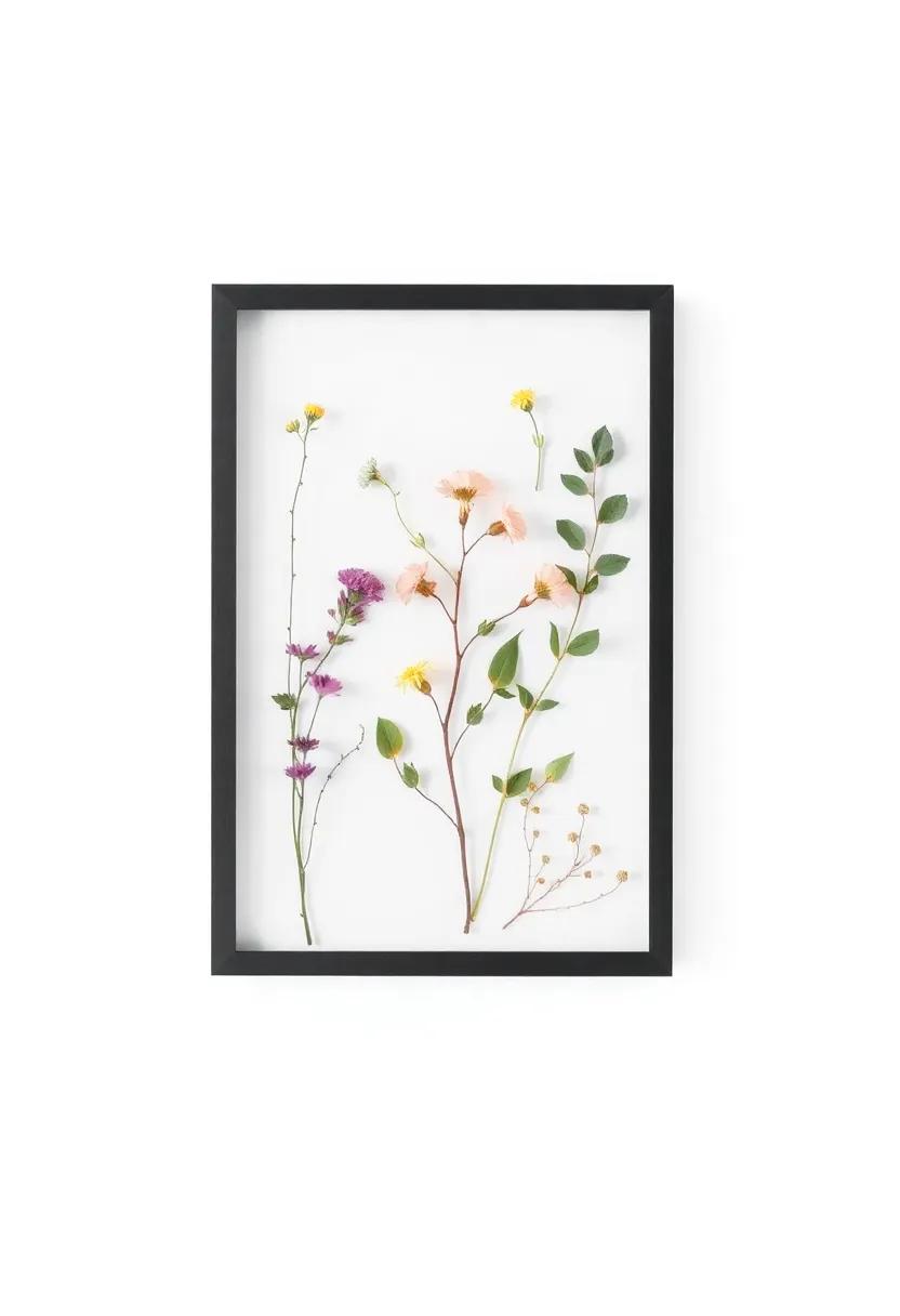 Botanical Pressing: Frame⁤ pressed flowers and leaves to create delicate wall art‍ that pays homage to⁤ local flora ⁣while preserving nature's​ beauty