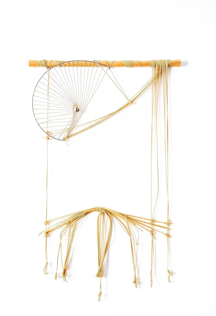 Wire and String Art: Shape ​recycled ‍wire into creative designs and use natural string for an eye-catching, contrasting wall piece