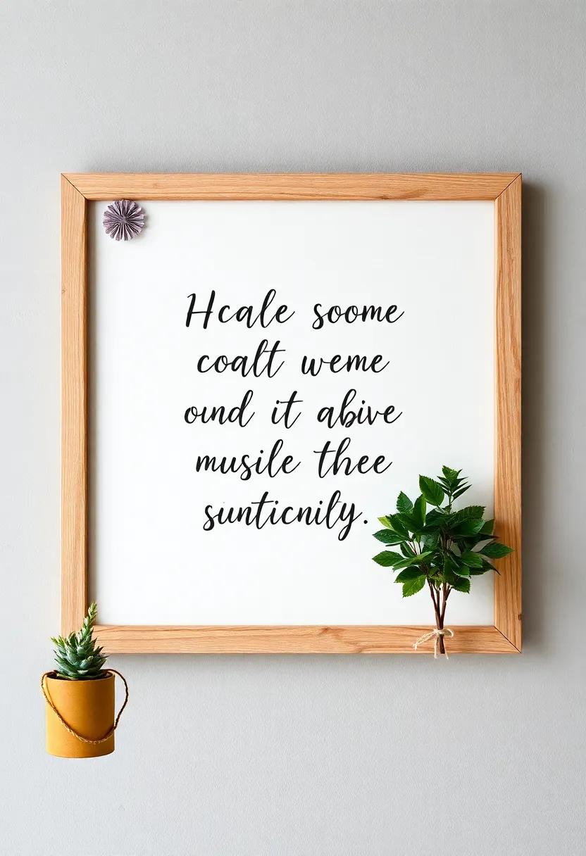 Inspirational Quote Boards: Make ⁢boards from reclaimed wood or upcycled materials to feature motivational quotes that encourage sustainable‌ living every day