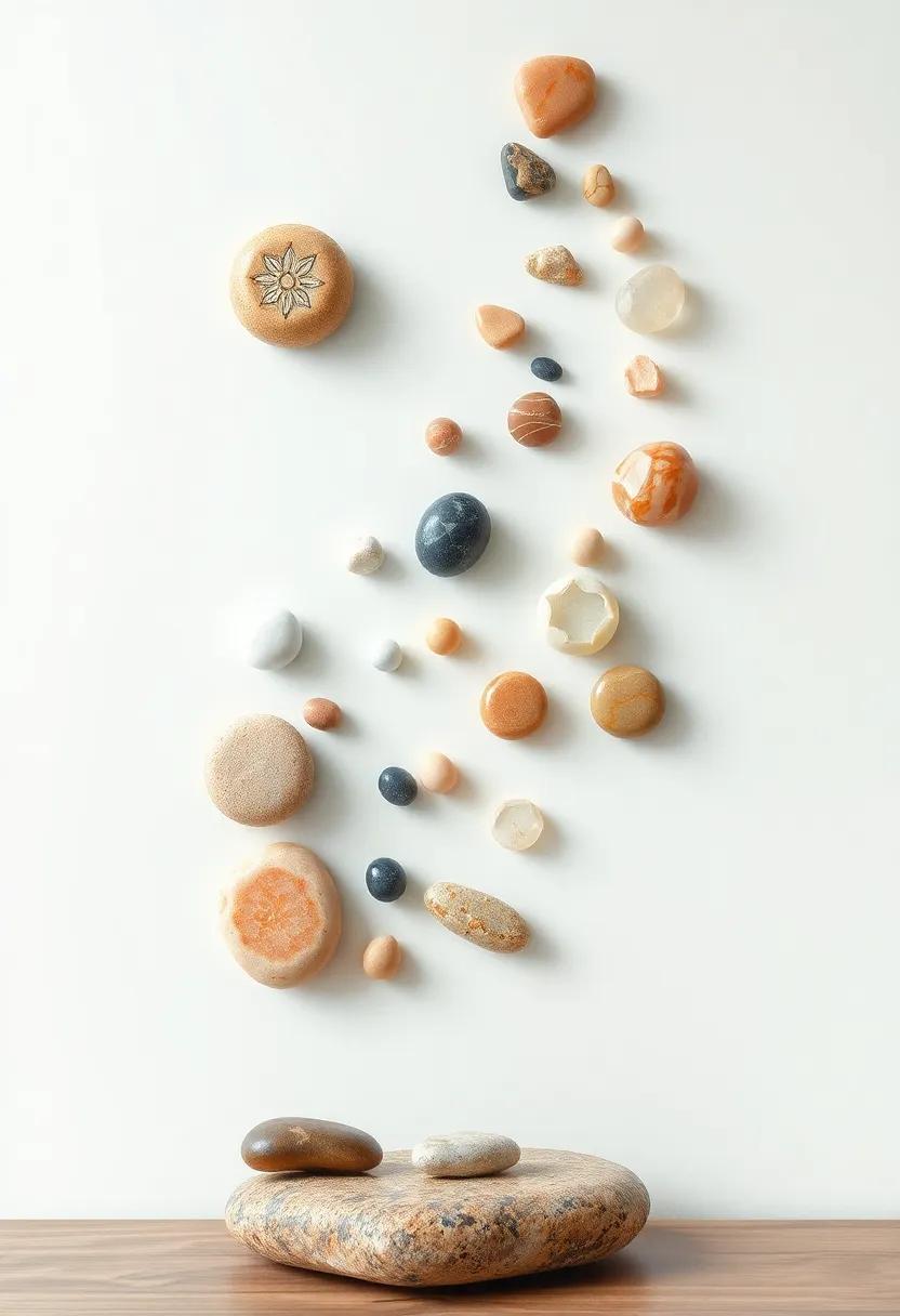 Holistic Healing stones Art: Create wall art ⁣integrating stones believed to have⁢ healing properties, adding ‌both beauty and wellness to ⁢your living space