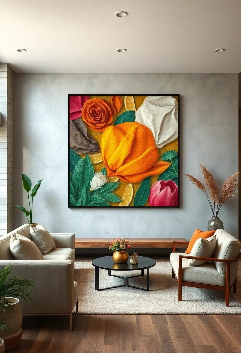 Embracing Nature's Palette: The Colors of Recycled Materials in wall Art