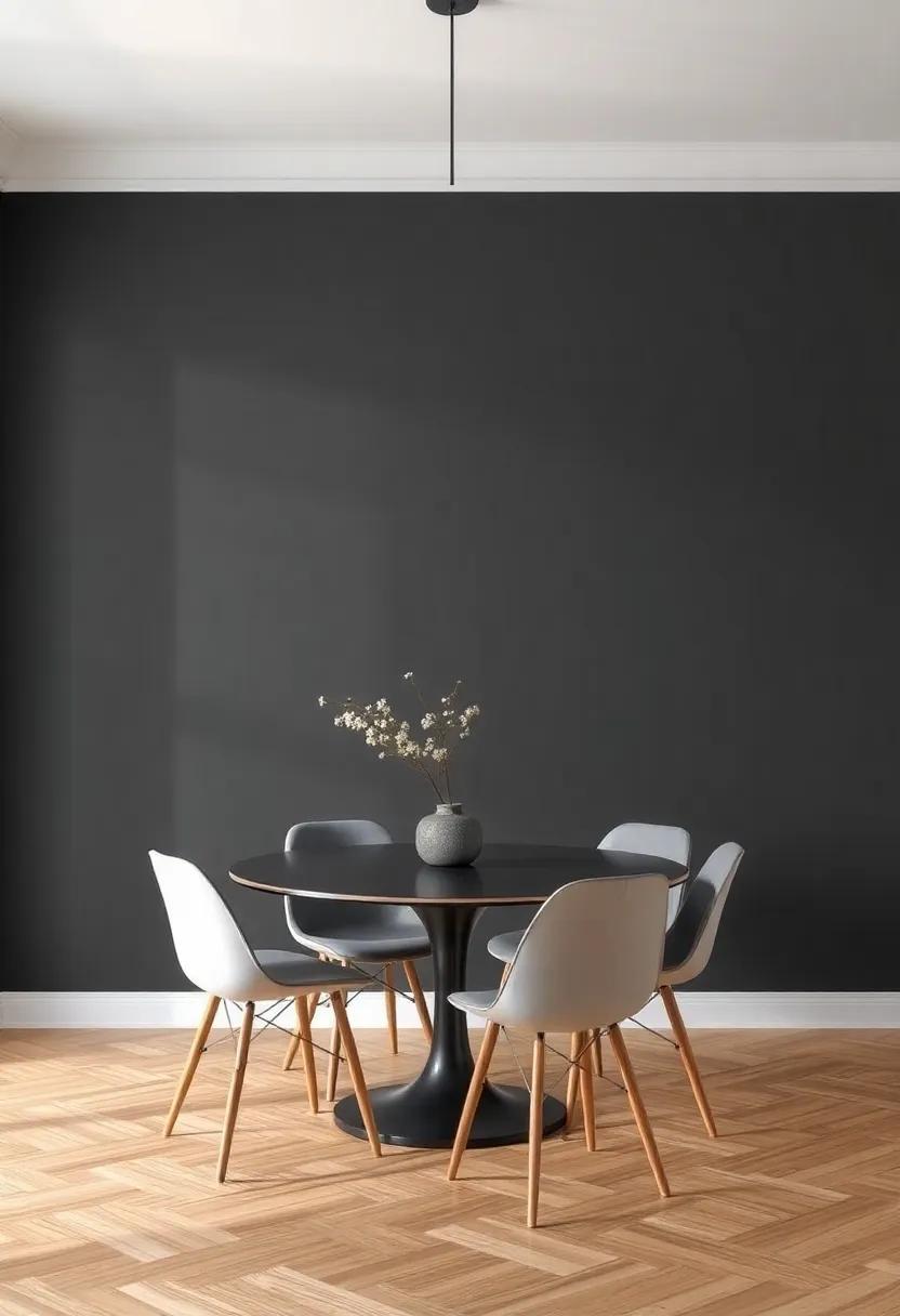 Dramatic Dark Shades: Exploring the Impact⁣ of⁤ Deep‍ Colors ‍in Dining Spaces