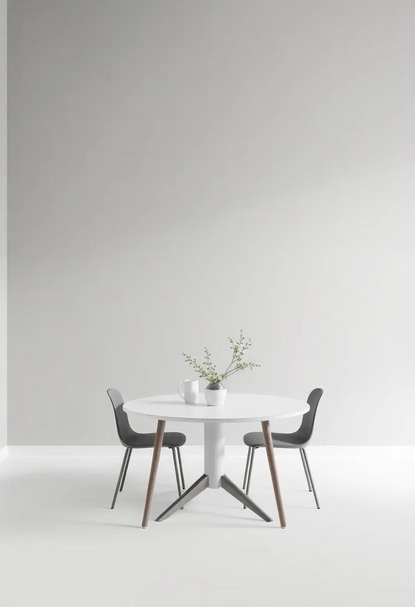 Monochromatic Magic: The ‌Power of Shades and Tints in Dining Rooms