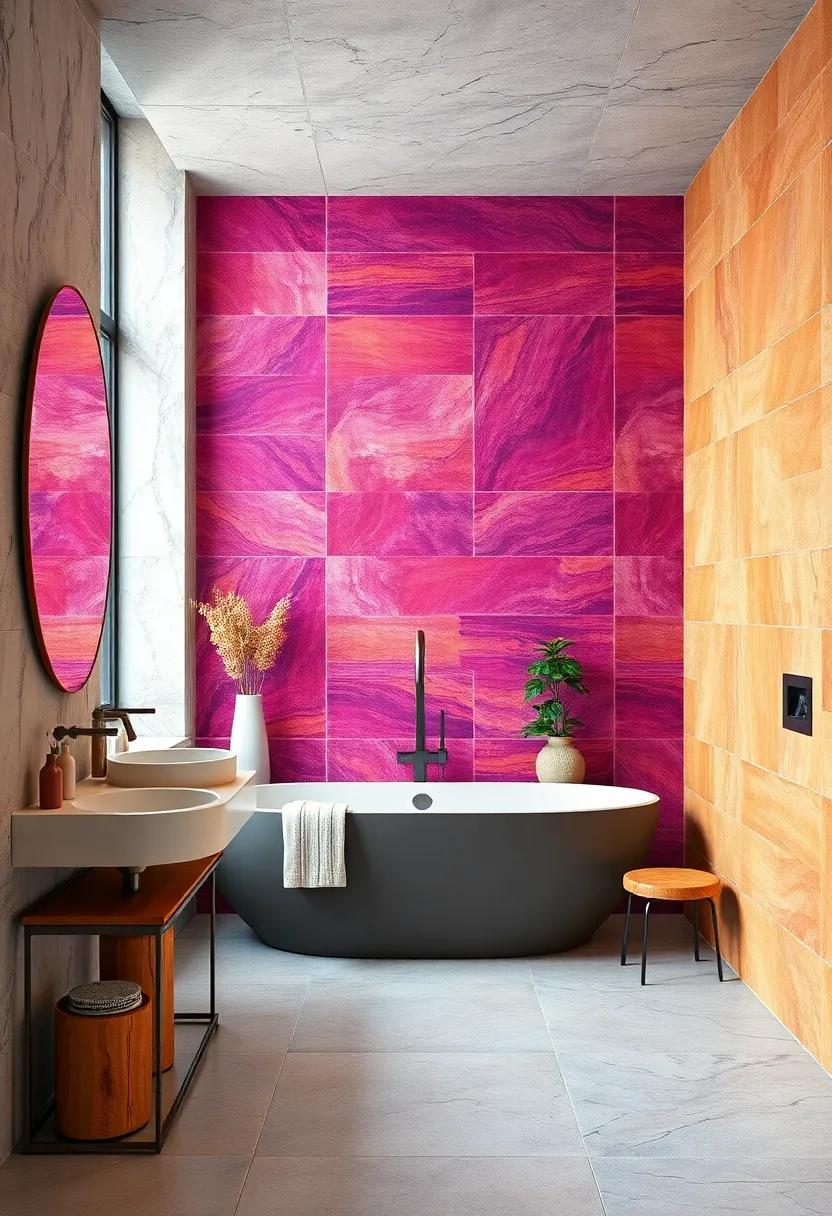 Bold Statement Colors: The⁢ Impact of Vibrant Tiles in Small Spaces