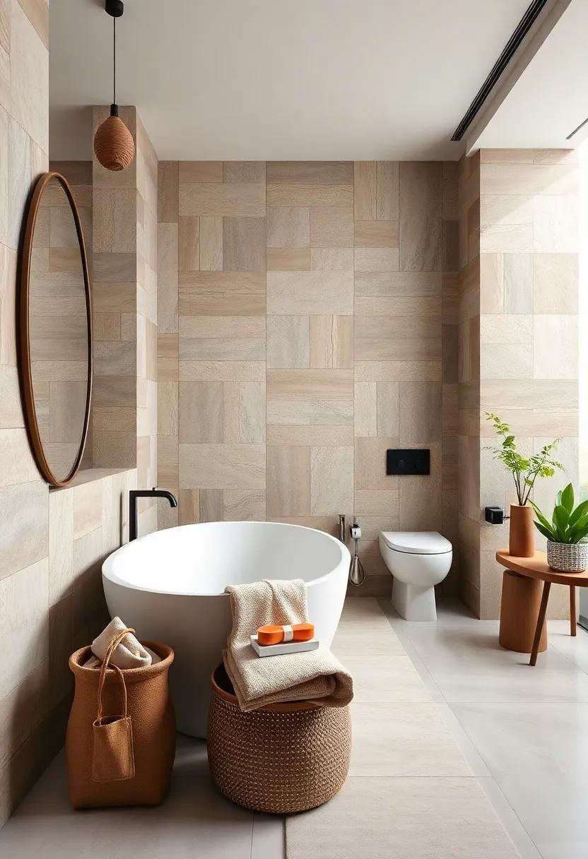 Artisanal Touch:⁤ Handcrafted ⁣Tiles‍ for⁢ a personal Bathroom Oasis