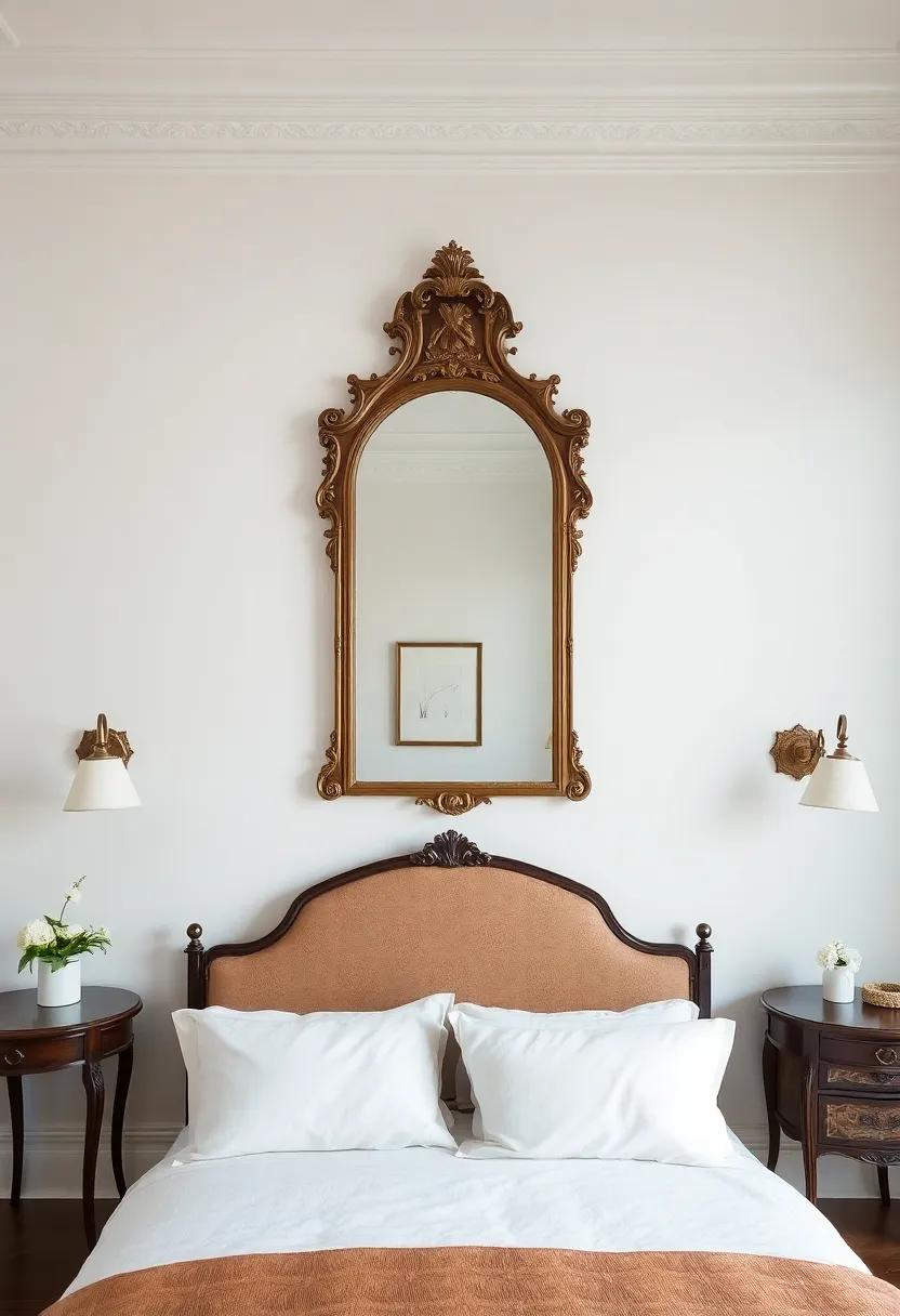classic Influences: Iconic Vintage Bedroom Designs That Utilize Antique Mirrors