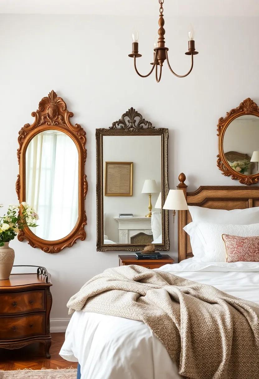 Sentimental Stories: The History Behind Unique Antique Mirrors in Vintage Bedrooms
