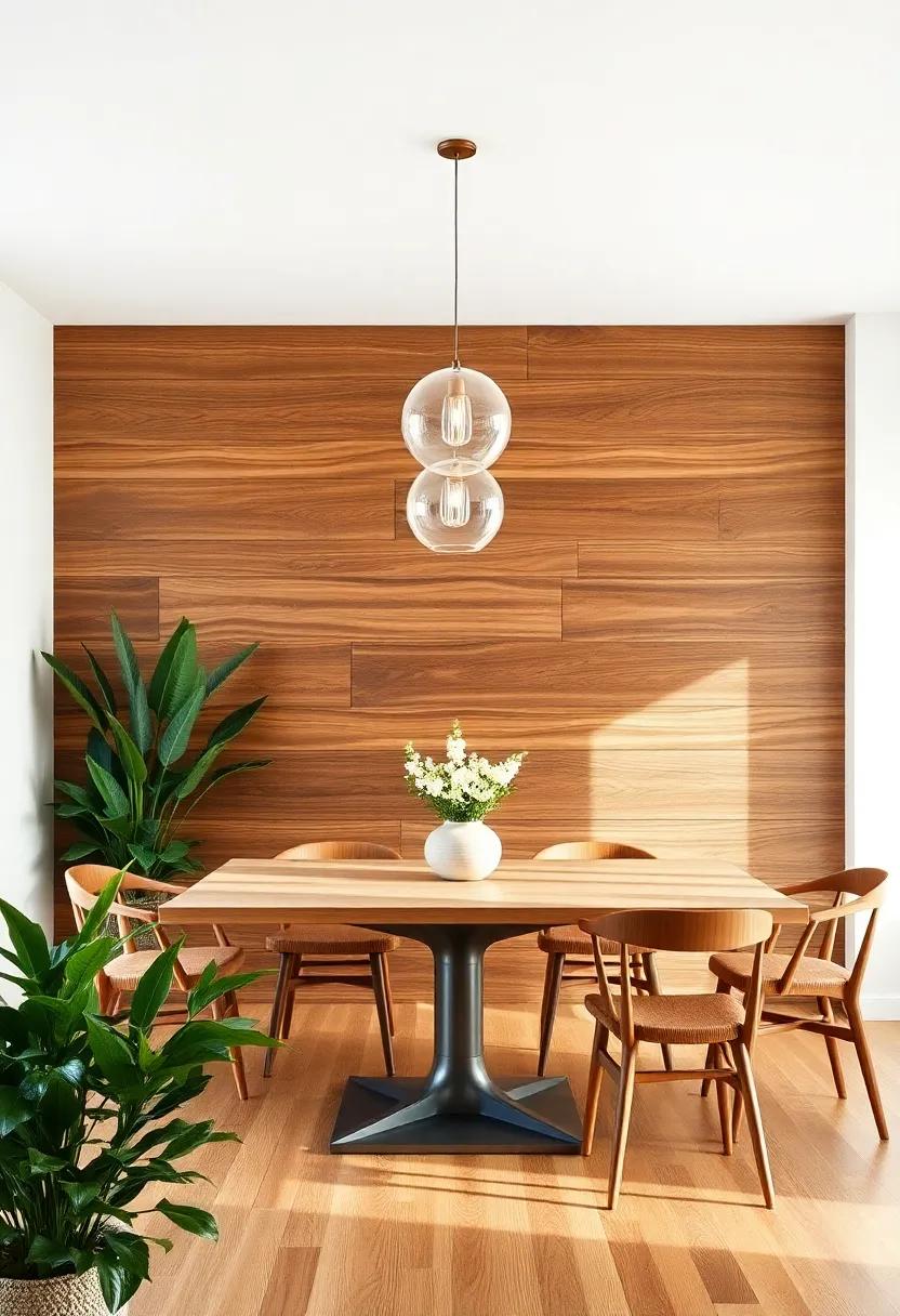 The⁤ Allure of Natural Wood:⁢ Creating ⁢a Serene Atmosphere​ in Your Dining Space