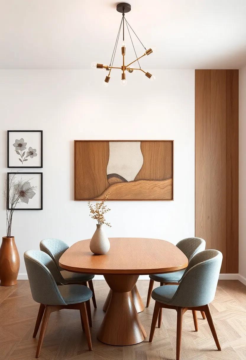 Decorative Art Pieces⁢ that harmonize with Wooden Elements
