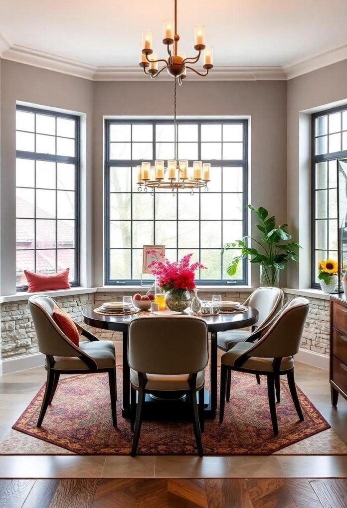 25 Inspiring Dining Room Ideas to Transform Your Bay Window into a Cozy Retreat