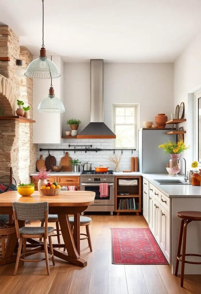 Crafting Charm: A Step-by-Step Guide to Designing Your Vintage Eclectic Kitchen