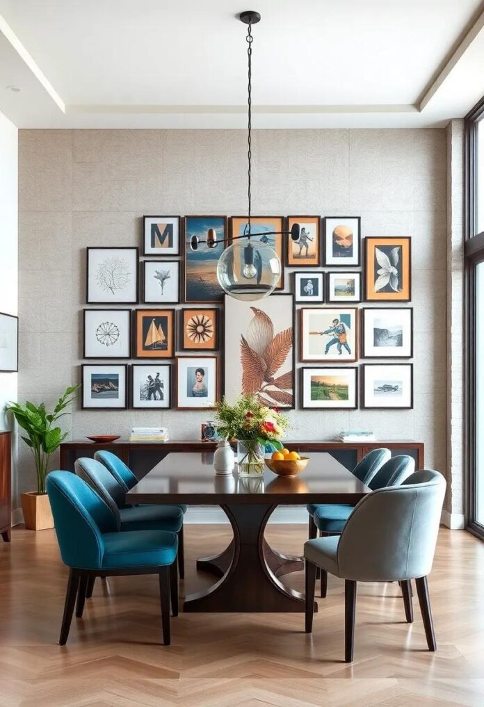Transform Your Space: Inspiring Gallery Wall Ideas for a Stunning Dining Room Design
