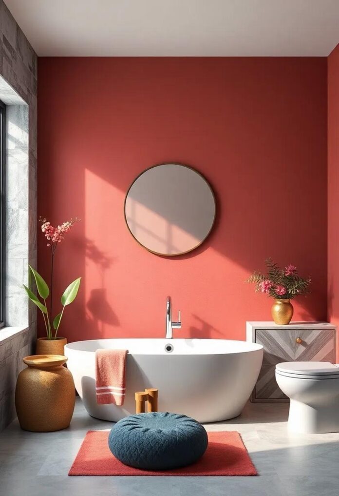 29 Inspiring Bathroom Wall Color Schemes for a Fresh Modern Makeover