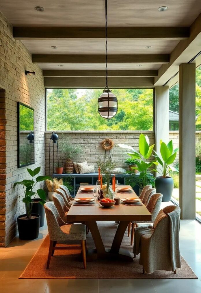 25 Inspiring Ideas for a Garden Dining Room Infused with Natural Vibes