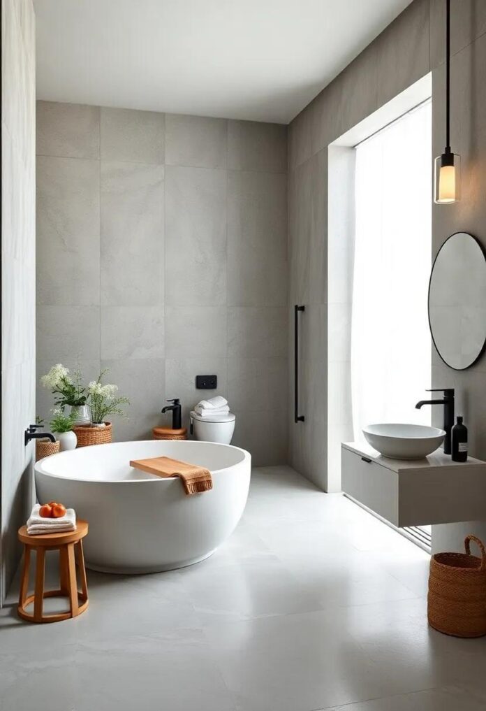 26 Essential Elements for Creating a Scandinavian Bathroom with Minimalist Fixtures