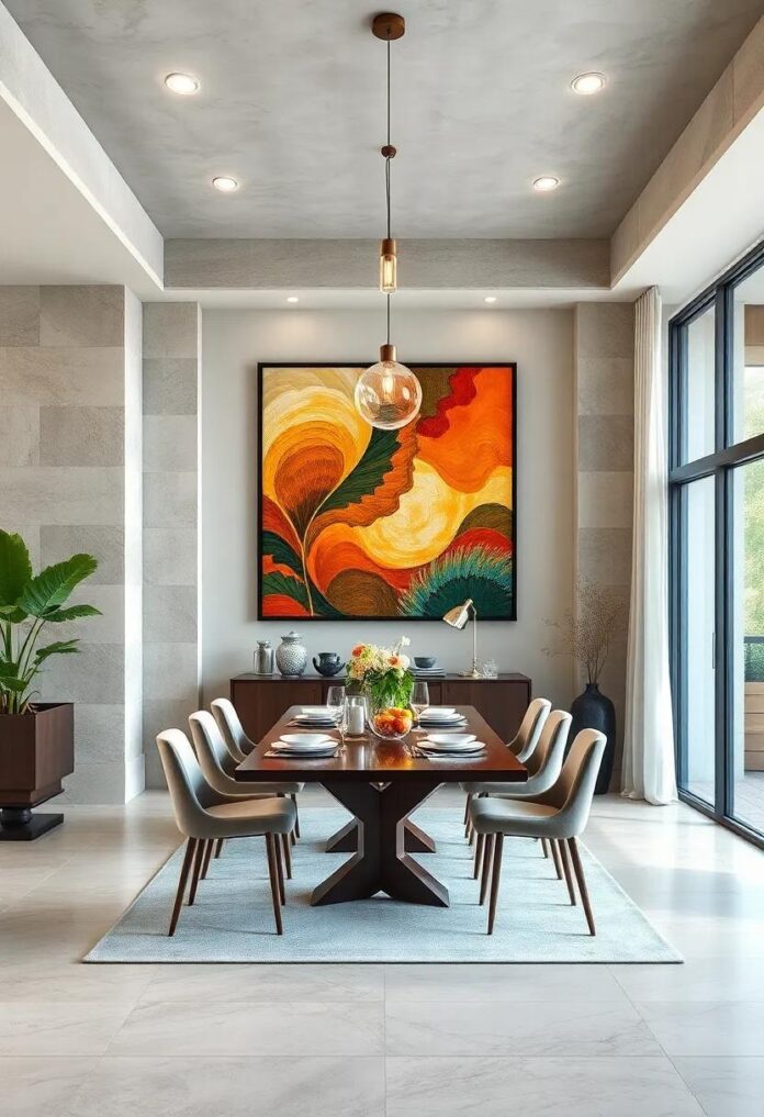 29 Inspiring Dining Room Wall Art Ideas to Elevate Your Space with Style