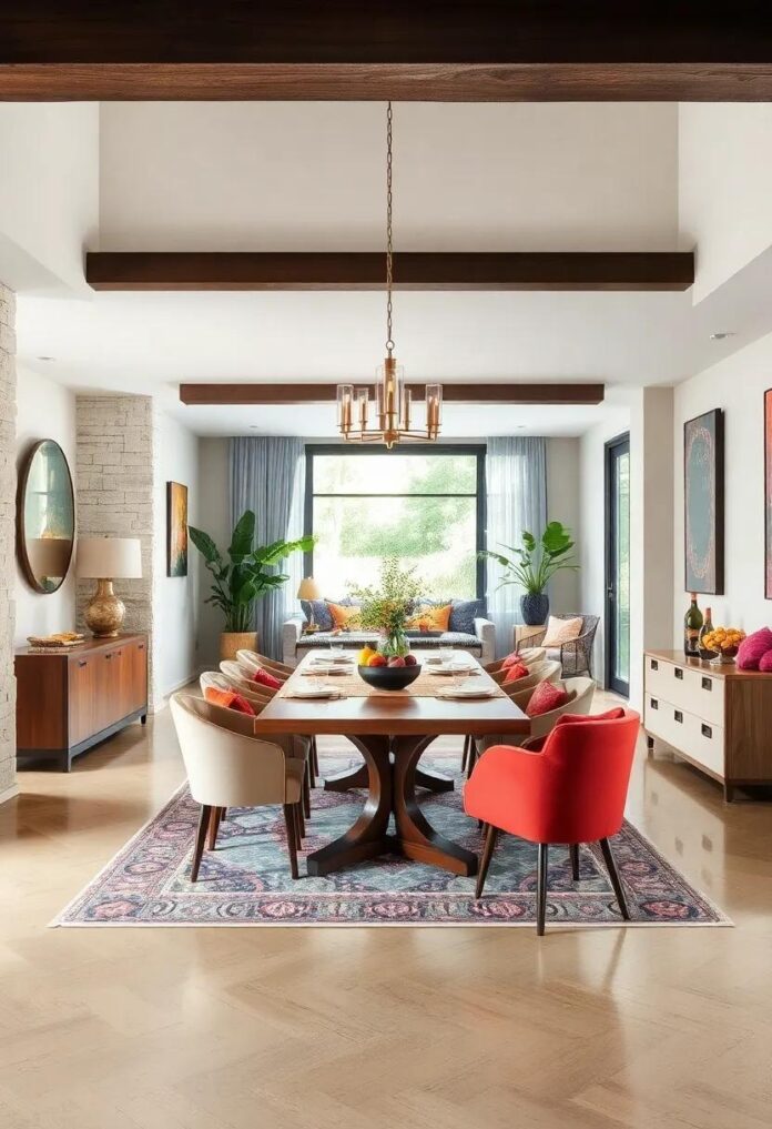 25 Bold Ideas for an Eclectic Dining Room Filled with Statement Decor