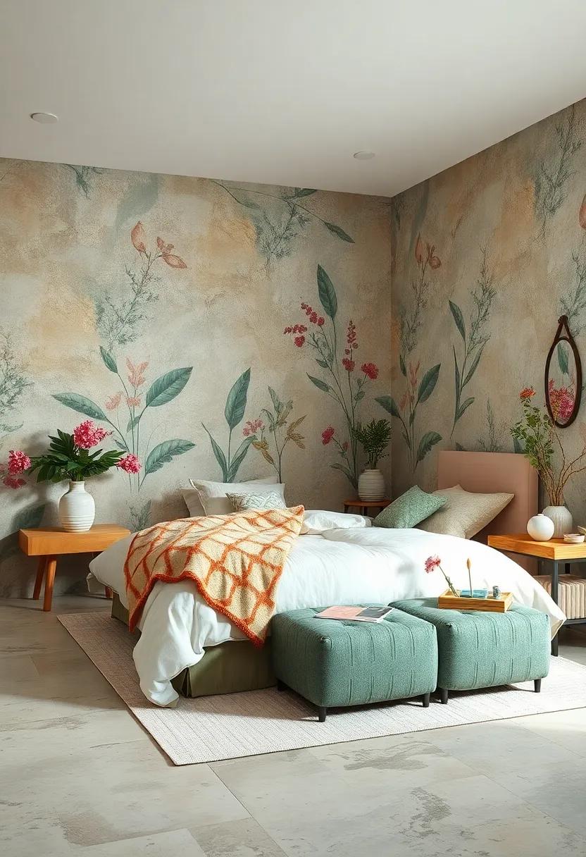 Layering Textures: ‍Combining⁤ Botanical Prints with Fabrics for Cozy Retreats