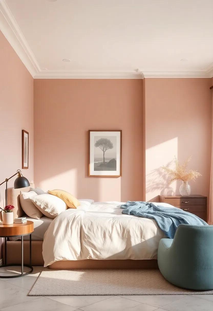 Dusty Rose: A soft beige laced with​ rosy undertones, this color adds ⁢a gentle pop that feels fresh yet cozy,⁣ perfect‍ for‍ a⁤ chic bedroom ‌makeover