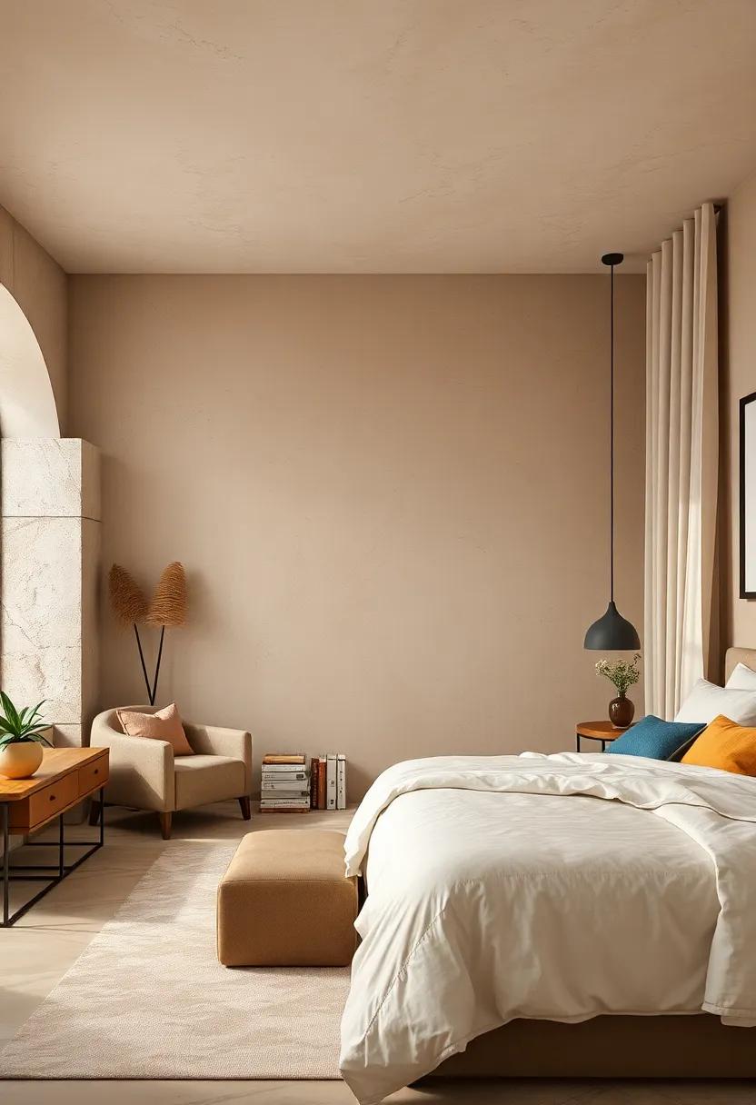 Textured Beige:⁢ Utilize ‌textured⁣ wallpaper ⁣or ⁣painted ‌finishes with beige undertones ​to create visual ⁢interest while maintaining ⁣a cozy vibe