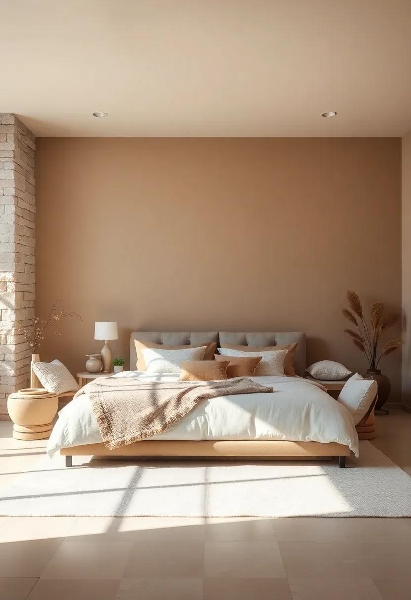 Warm Taupe: A versatile hue that ​strikes a balance between​ gray and brown,‍ warm taupe is ⁣perfect for creating a calming‍ environment enhanced by natural⁣ light