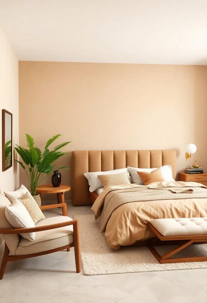 Warm‍ Almond:‍ A ​nutty‌ beige⁤ that brings earthiness ⁢into your bedroom,⁢ warm ⁤almond pairs beautifully with natural⁢ wood accents ​and greenery
