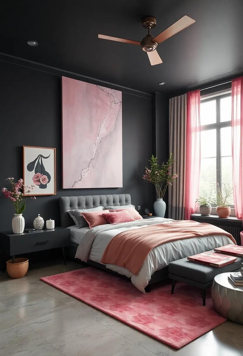 Blush⁢ Pink: Introduce a gentle touch of romance with blush pink hues, harmonizing⁤ smoothly with‍ white and⁤ metallic details