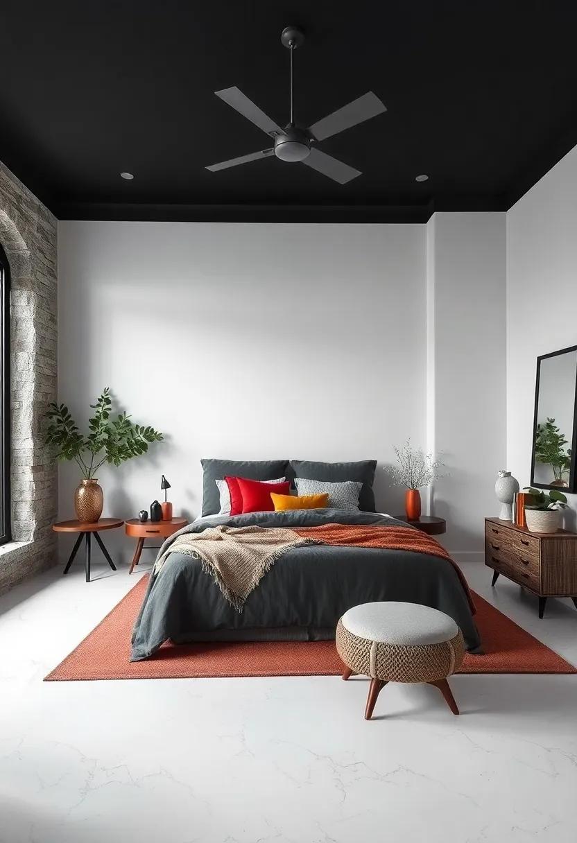 Crisp White: Maintain ‍a fresh and airy vibe with crisp ​white walls, allowing​ for colorful accents ⁢in textiles or‍ artwork to stand ⁢out