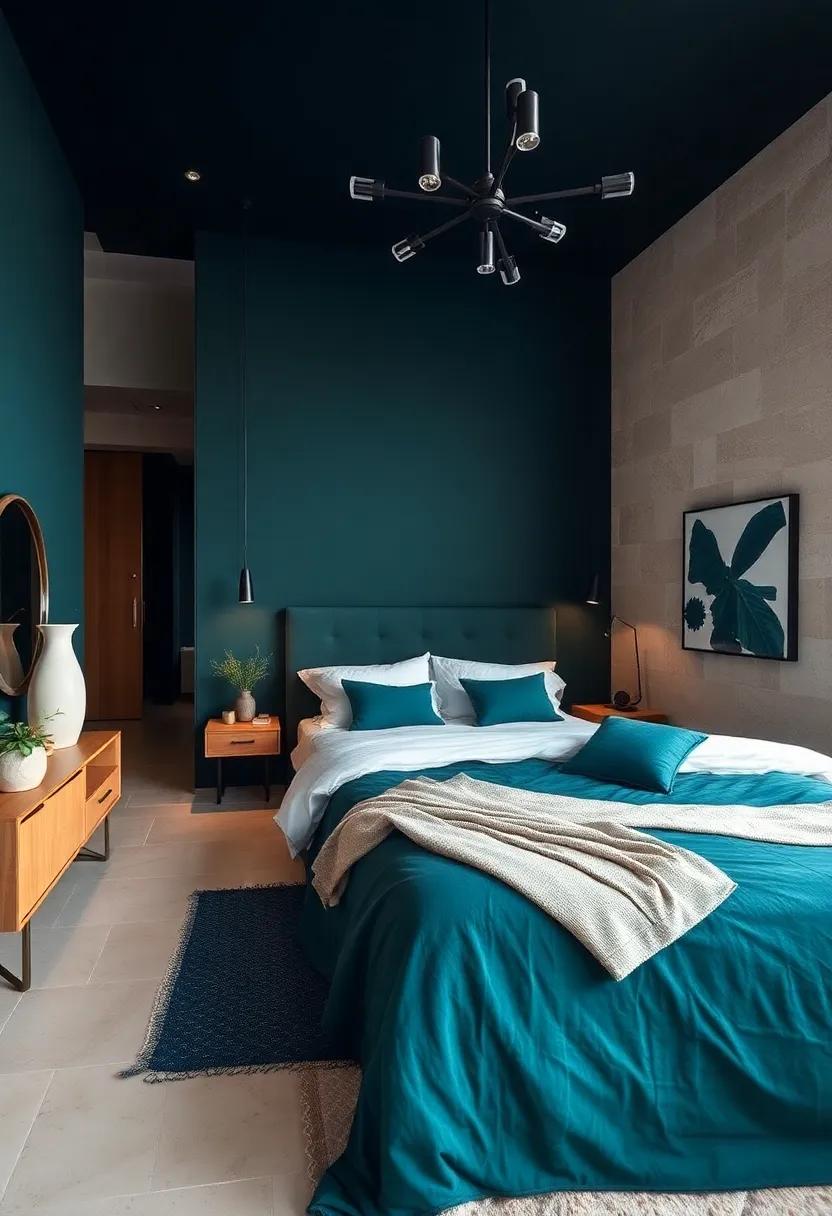 Deep Teal: Choose deep teal for⁣ a robust, sophisticated look that works well in both modern and traditional bedroom designs