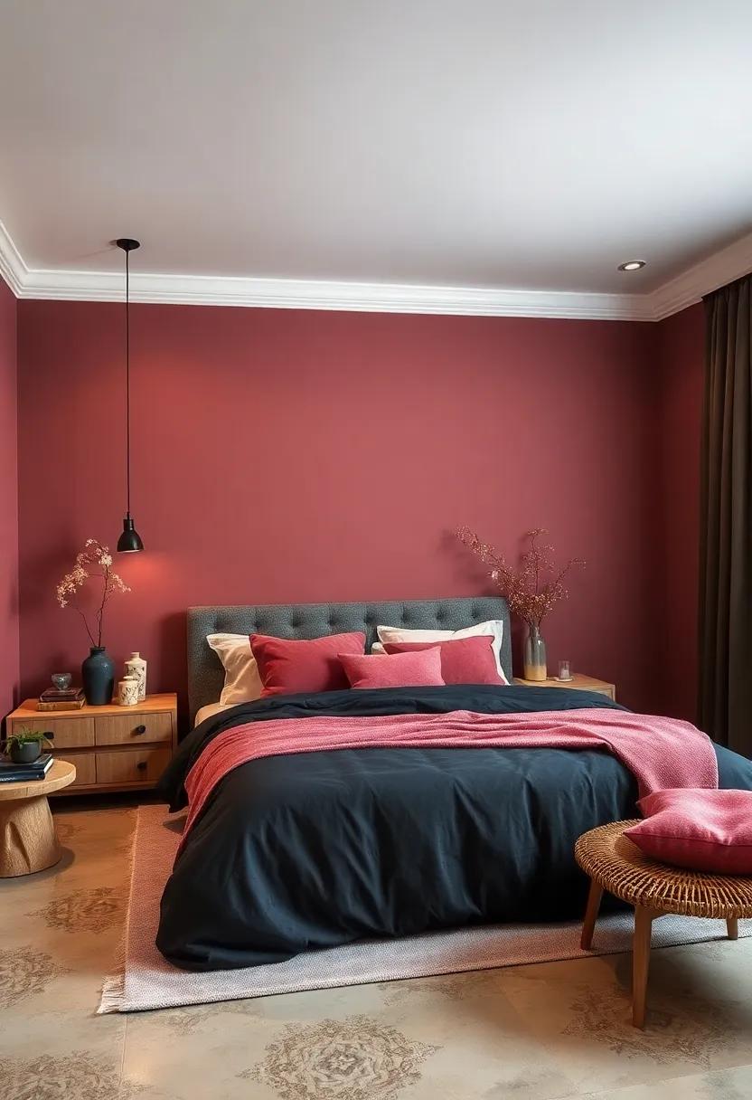 Dusty Rose: Use dusty rose shades to establish a vintage yet modern finish, beautifully paired with natural wood elements