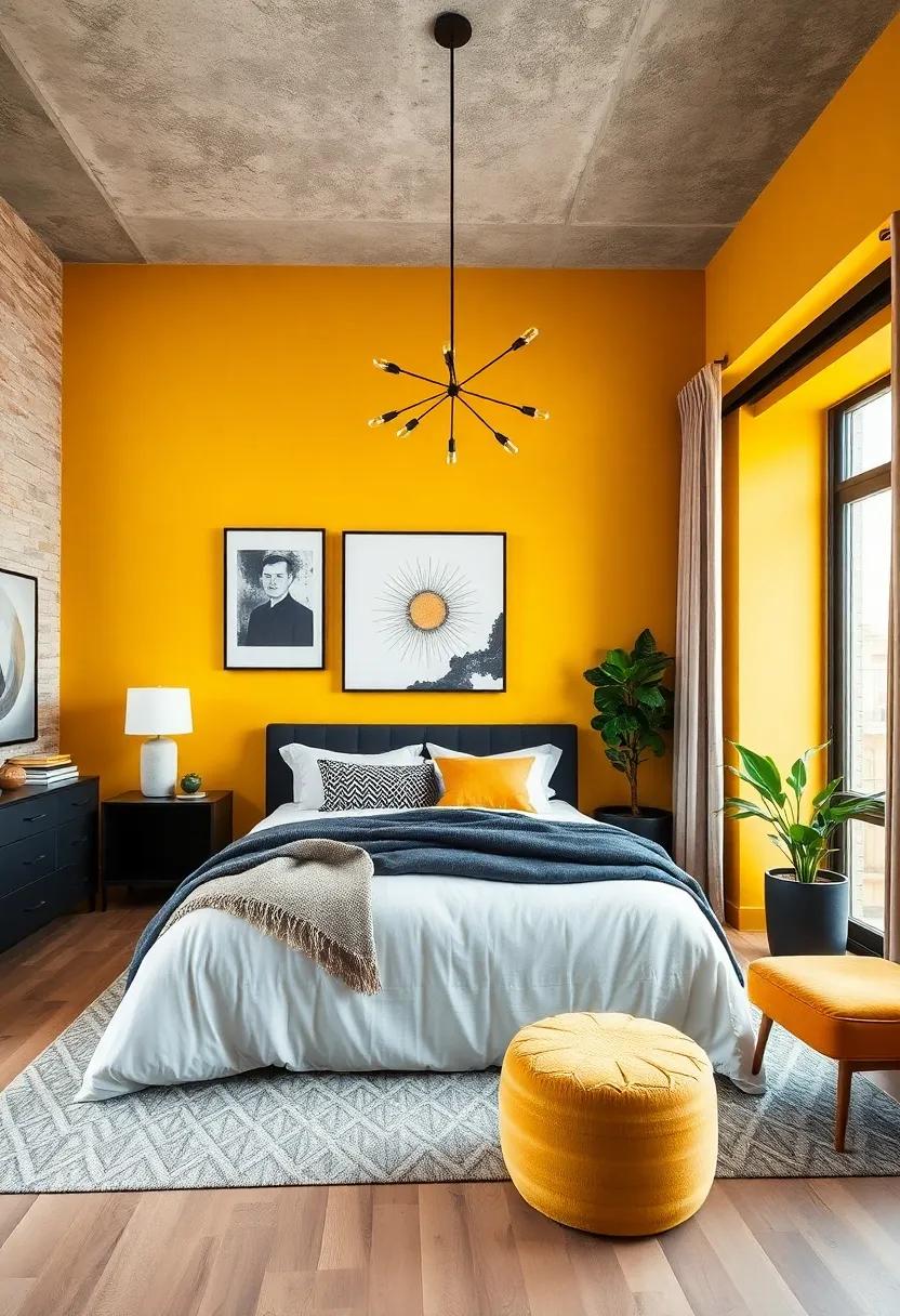 Warm Mustard Yellow: infuse energy into⁢ your space using⁤ warm mustard yellow walls that radiate joy and playfulness without overwhelming ‍the senses
