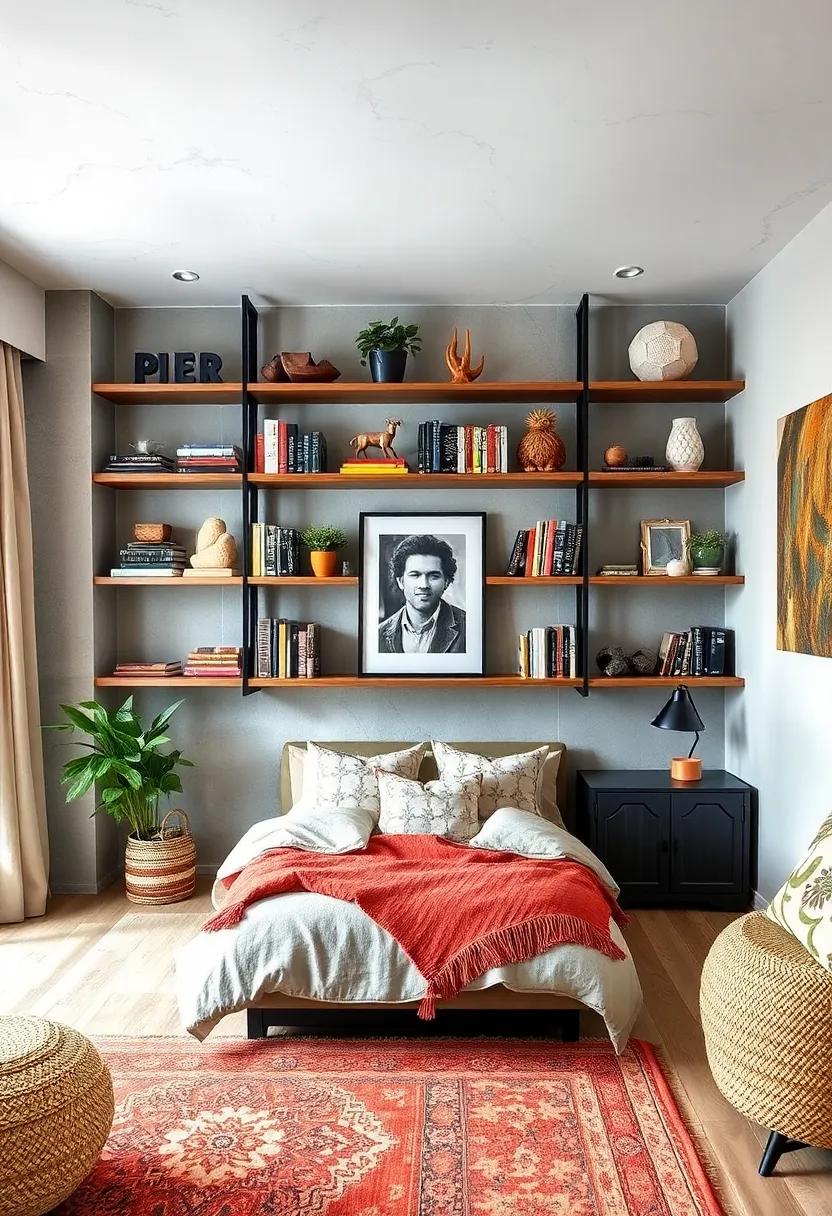 Open Shelving: Install open shelves to display books, souvenirs, and decorative items that reflect ⁣interests and experiences
